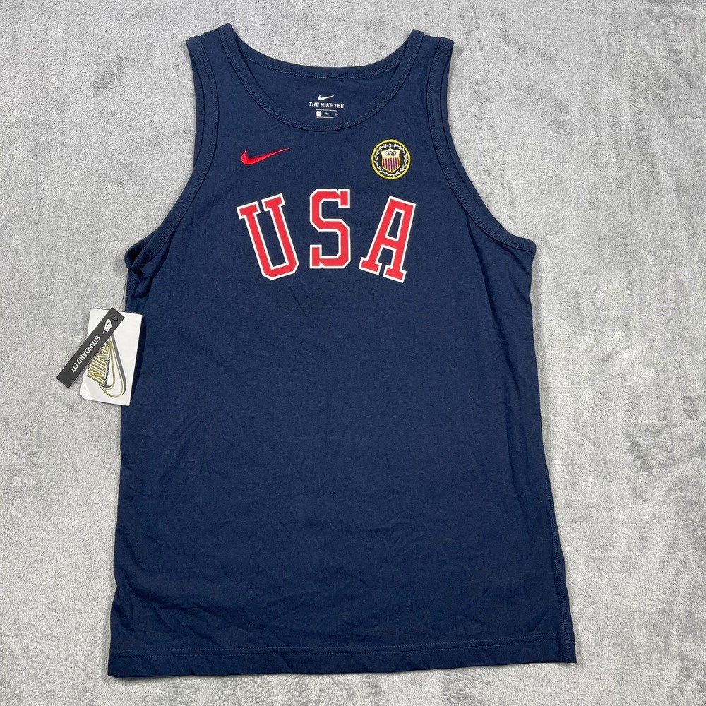 Nike Team USA Olympic Tank Top Youth XL Navy USA NWT